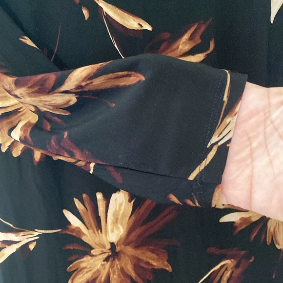 TOMMY HILFIGER Miranda Floral Dress Floral 3/4 Sleeve Crew Neck Stretch … - Picture 8 of 15